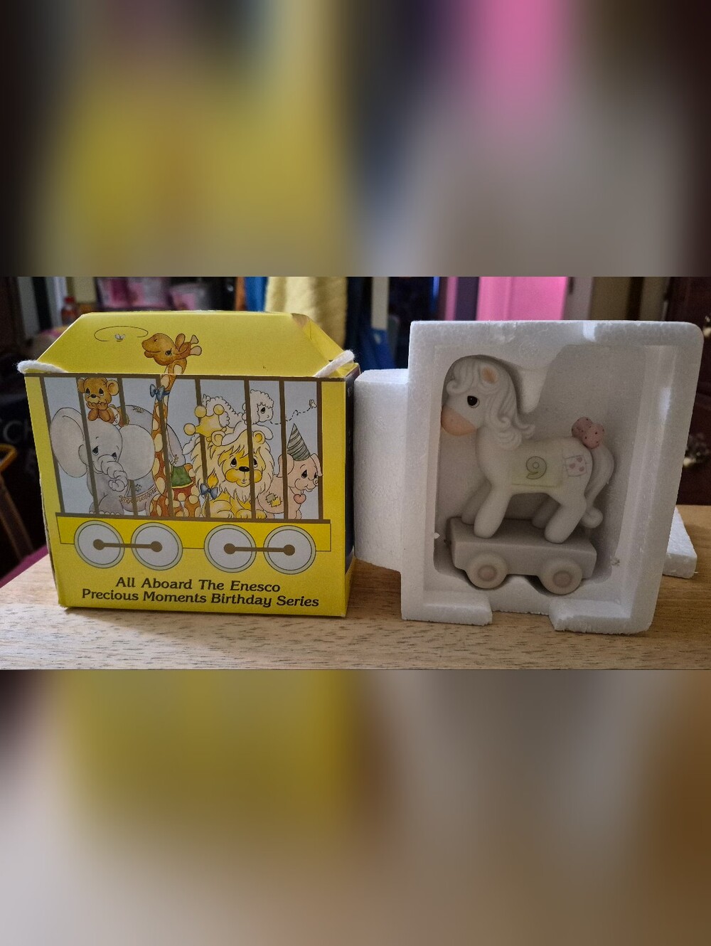 Precious Moments Year 2000 Age 7 Pony Figurine In Original Box